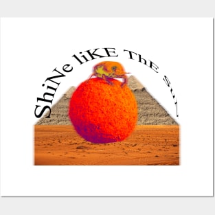 Shine like the sun (Scarab) Posters and Art